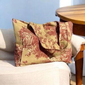 Elegant Patterned Tote Bag